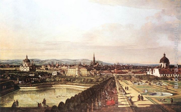 Bernardo Bellotto View of Vienna from the Belvedere
